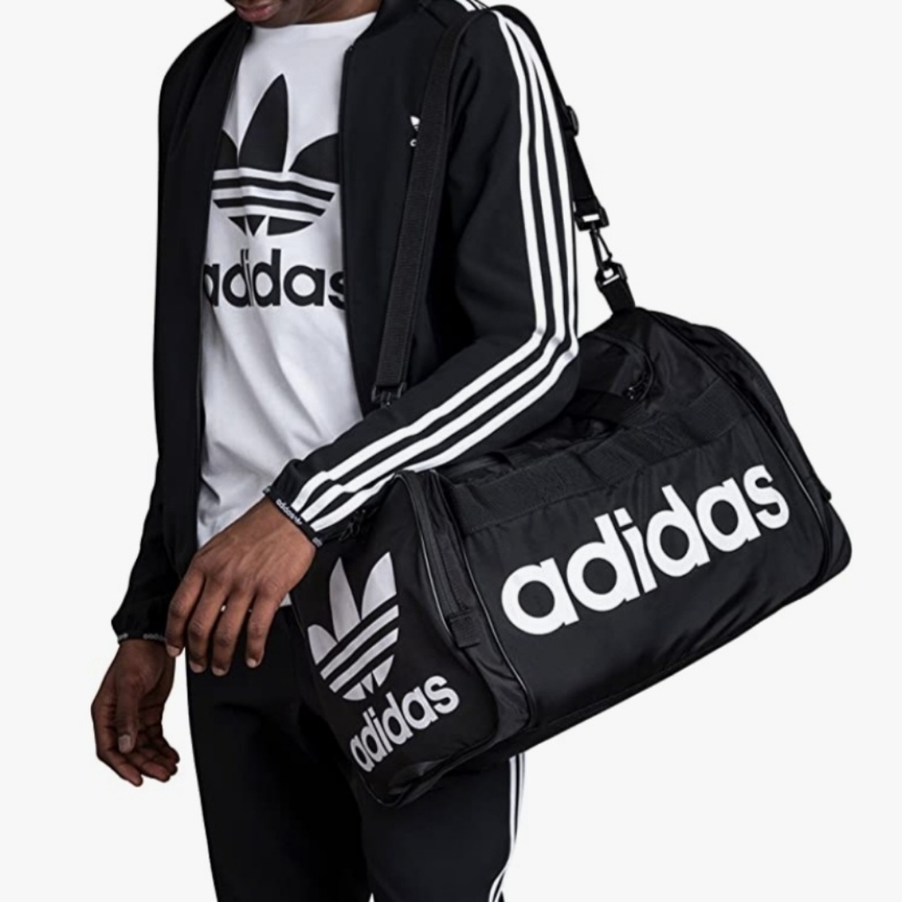 New adidas Originals Santiago Black Duffle Bag - Picture 4 of 10